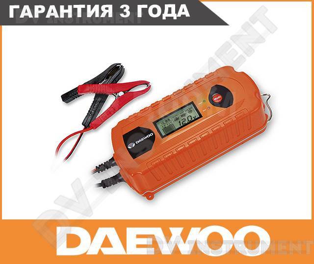 Зарядное автоматическое устройство Daewoo DW 800 (8А RMS, 200 А/ч ...