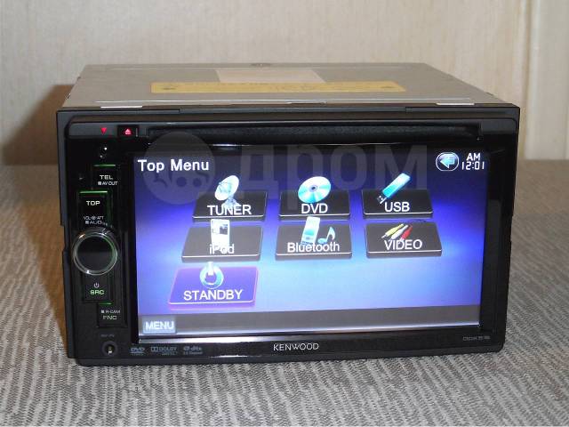 Kenwood DDX516 - USB, DVD, CD, MP3, Divx, JPEG, iPod, AUX, 2 DIN — 178x100  мм, б/у, в наличии. Цена: 7 900₽ во Владивостоке