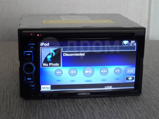 Kenwood DDX516 - USB, DVD, CD, MP3, Divx, JPEG, iPod, AUX, 2 DIN — 178x100  мм, б/у, в наличии. Цена: 7 900₽ во Владивостоке