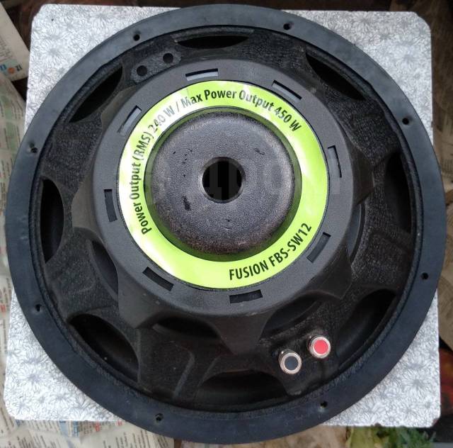 Сабвуфер Fusion FBS-SW12 + Усилитель моноблок Fusion FBS-m1300 ...