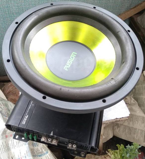 Сабвуфер Fusion FBS-SW12 + Усилитель моноблок Fusion FBS-m1300 ...