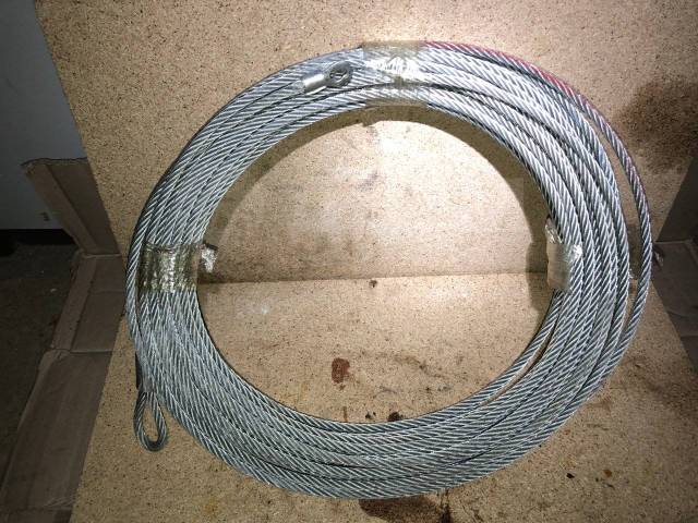 Купить Трос стальной, металлический для лебёдки, 8 мм во Владивостоке ...