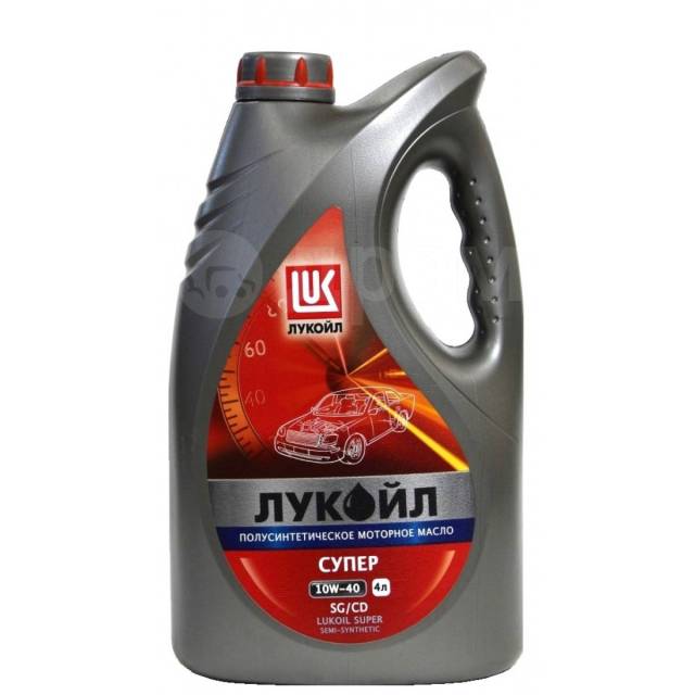 Моторное масло Лукойл супер 10w40 4л, полусинтетическое, 4,00 л. SG, CD ...