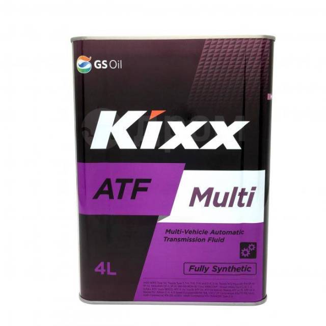 Масло трансмиссионное Kixx ATF Multi 4л, синтетическое, 4,00 л. в ...