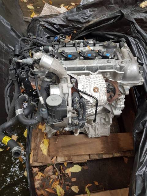 Двигатель G4FJ Hyundai 1.6B с навесным тестовый