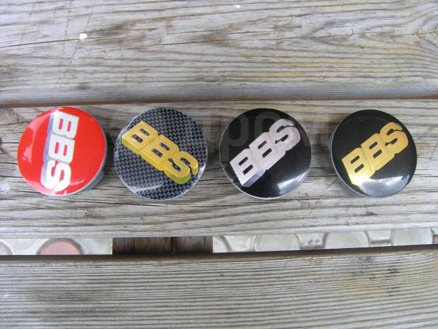 Колпачки заглушки центральные BBS (не оригинал), 2", 4 шт, 4 шт, новый ...