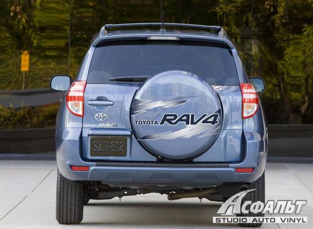 Купить Наклейка на Toyota RAV 4 (на колпак запасного колеса) в ...