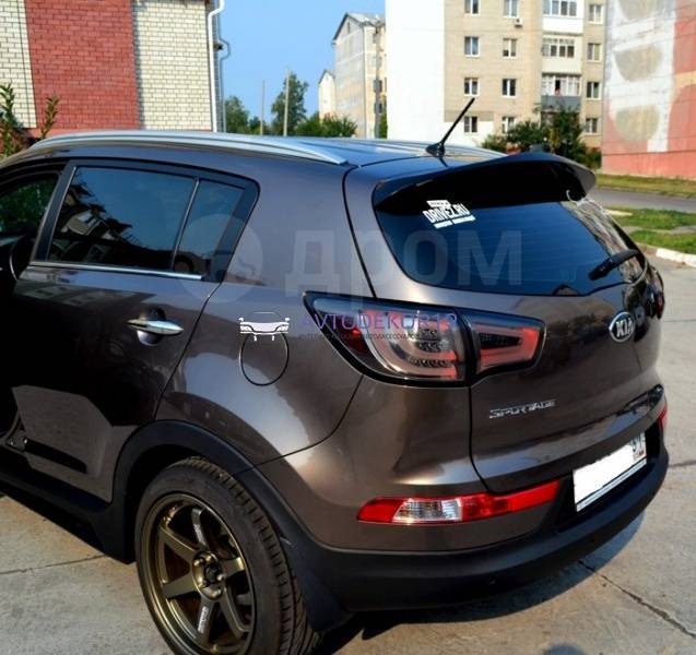 Купить Спойлер "JSW" на KIA Sportage 3 (Киа Спортейдж 3) 2010-2016г в ...