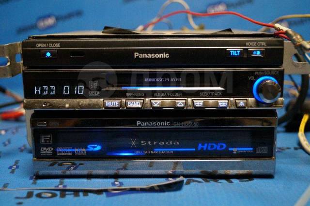 Магнитола Panasonic Strada CN-HDS950, 2 DIN — 178x100 мм, б/у, в наличии.  Цена: 6 000₽ в Новосибирске