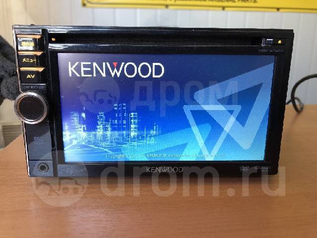 Магнитола Kenwood MDV-434DT. CD, DVD, MP3, USB, AUX,microSD, 2 DIN —  178x100 мм, б/у, в наличии. Цена: 8 500₽ в Елизово