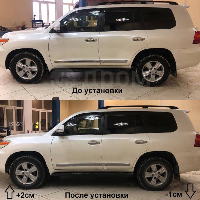 замена задних пружин ленд крузер 200