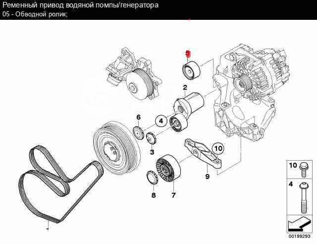 Схема приводного ремня bmw n55