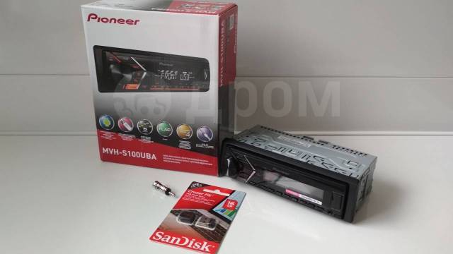 Автопроигрыватель Pioneer MVH-S100UBA - DNS