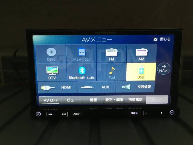 Pioneer Carrozzeria AVIC-RZ09 USB DVD Bluetooth SD DSP из Японии