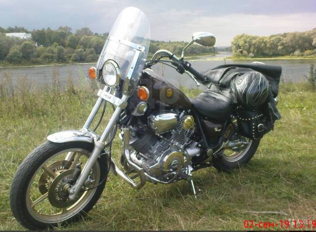 Yamaha Virago 750 с кофрами