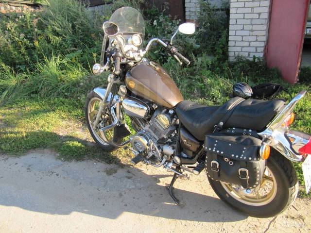Yamaha Virago 750 с кофрами