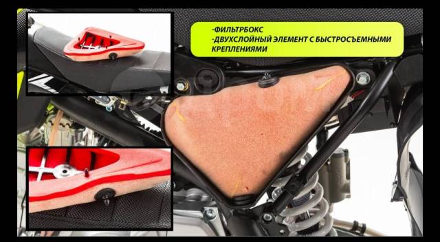 Как снять сиденье с питбайка 125 Питбайк PWR Racing FRZ 125E, 2022, 125 куб. см. 4х тактный, без пробега, исправе