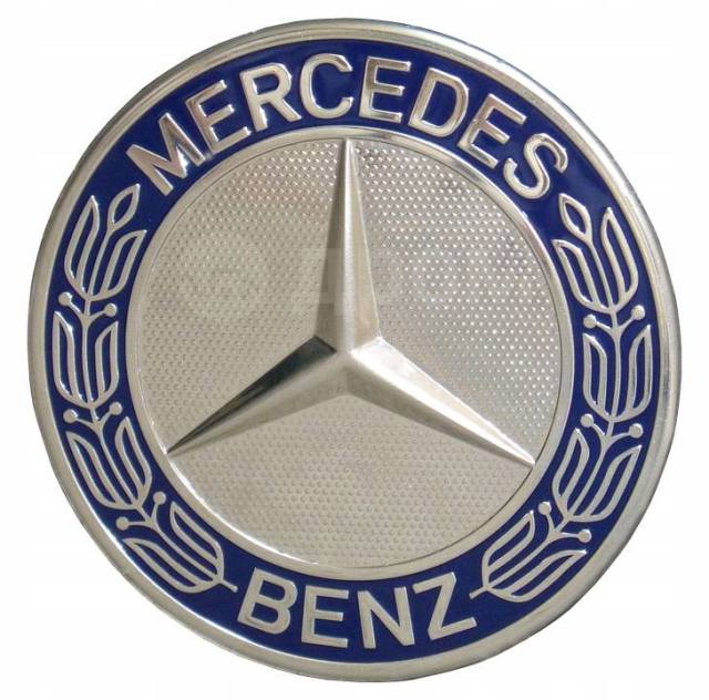 Как выглядит знак mercedes Купить Эмблема кузова Mersedes-BENZ 70х70мм MB-006 в Новосибирске по цене: 500 ₽