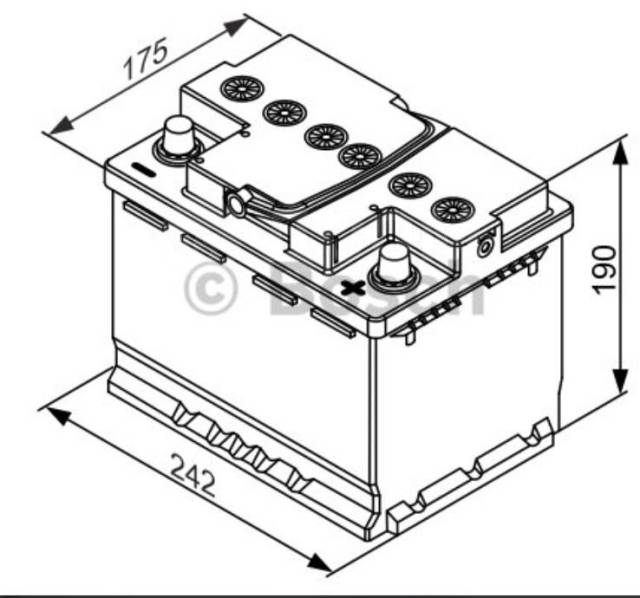 Аккумулятор обратной полярности 60а. Bosch 60 s5 a05 (680a) AGM. Bosch 0092s5a050. Автомобильный аккумулятор Bosch s5 a05 AGM. Размер АКБ 60ач.