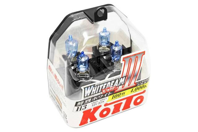 Лампа галогенная koito h7 whitebeam 4200k 12v 55w 100w эффект ксенона себе поставил советую