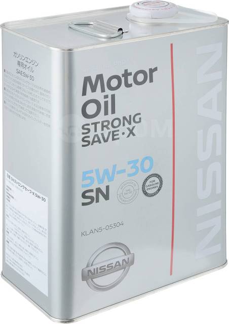 Моторное масло Nissan 5w30 4л KLAN5-05304, 4,00 л. SN, бензин, 4 ...