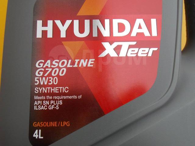 Xteer hyundai 5w30 sp. Hyundai-Kia XTEER 5w-30 SP. Hyundai XTEER 5w30 4л артикул. Моторное масло Хендай XTEER 5w30. Hyundai масло XTEER g700.