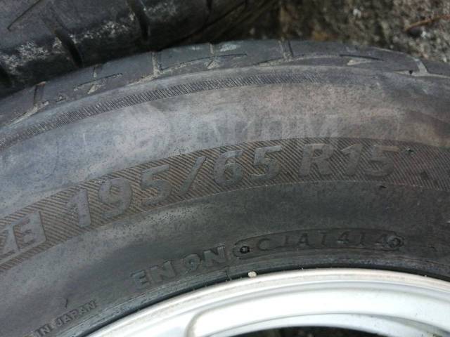 Колеса лето Bridgestone 195/65R15 на литье 4х100 и 4*114,3, 15", 1 шт ...