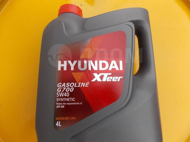 Моторное масло hyundai 5w40