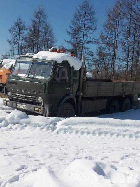 Камаз лесовоз с прицепом