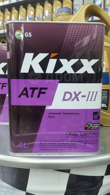 Kixx dx iii. Kixx масло трансмисс. ATF DX-III 4 для АКПП. АТФ т4 Кикс. Масло в АКПП марки Kixx DX II. Масло Кикс для коробки.