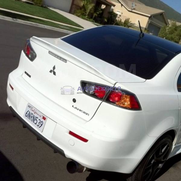 Купить Лип спойлер DuckTail на Mitsubishi Lancer X (Мицубиси Лансер 10 ...