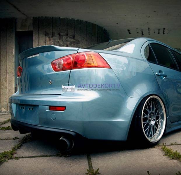 спойлер ducktail mitsubishi lancer 10