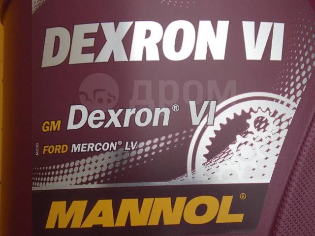 Масло для АКПП Mannol Dexron VI (Dexron 6 ), синтетическое, 4,00 л. ATF ...