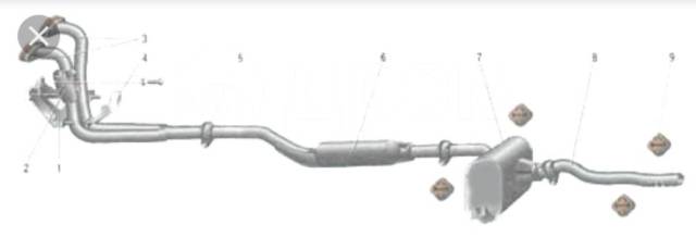 Выхлопная система ока схема