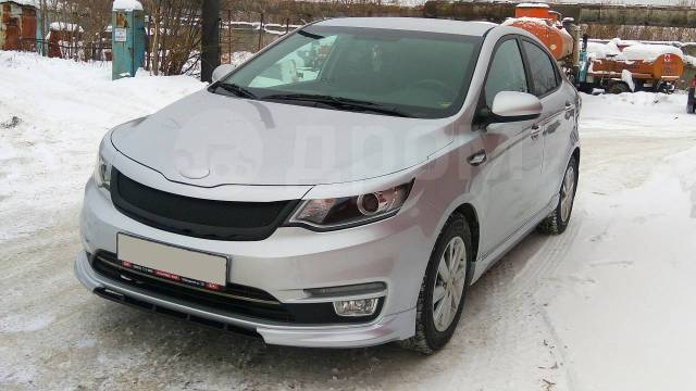 Киа рио 3 рестайлинг тюнинг Купить Накладки-клыки на передний бампер GT KIA Rio 3 рестайлинг в Москве по цен