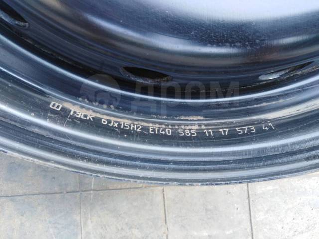 Диски R15 Renault Logan. Nissan Almera. Лада Ларгус, 15", 1 шт, 4x100 ...