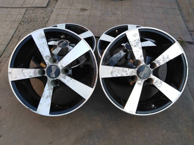 Диски 4x98, Tech-Line, 14", 1 шт, литой, 58,5 мм. 4 шт, б/у, в наличии ...