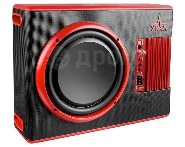 Активный сабвуфер URAL (Урал) АС-У12А Компакт 900вт. SLIM, компонентные ...