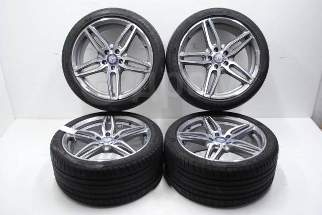 Литые диски R19 AMG комплект разношироких колёс с резиной, 19", 1 шт ...