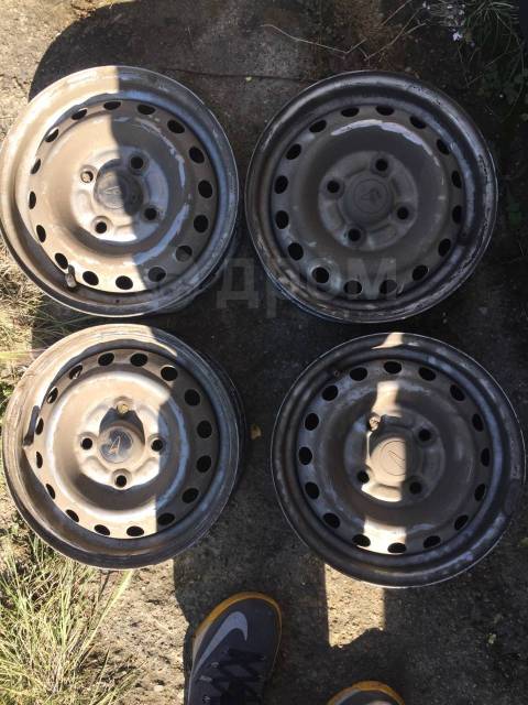 Диски r12, Daihatsu, 12", 1 шт, 4x100, штампованный, 4 шт, б/у, в ...