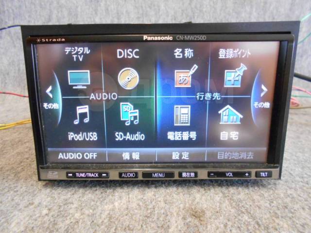 Panasonic/パナソニック ストラーダ CN-MW250D/CD/DVD/SD/USB/4x4 フル 