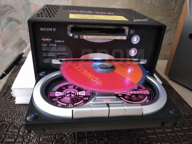 Sony WX-7700MDX, 2 DIN — 178x100 мм, б/у, в наличии. Цена