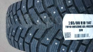 Зимние шины 265 60 r18 114t. Шина r-18 265/60 Toyo observe Ice-Freezer SUV 114t. Toyo Ice Freezer. Тойо 265/60 r18.