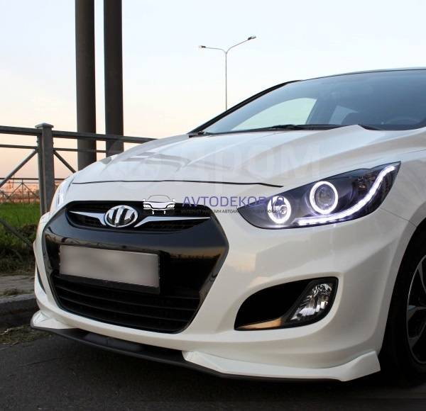 Сплиттер Ambassador GT на Hyundai Solaris