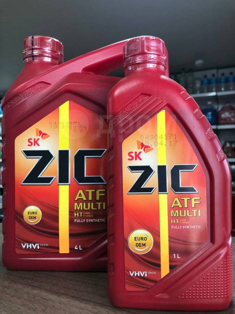 Трансмиссионное масло "Zic" ATF Multi HT 4 литра, синтетическое, 4,00 л ...