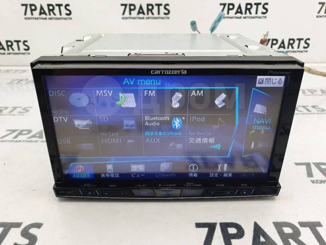 №1567. Магнитофон Carrozzeria Pioneer AVIC-ZH0077, 2 DIN — 178x100