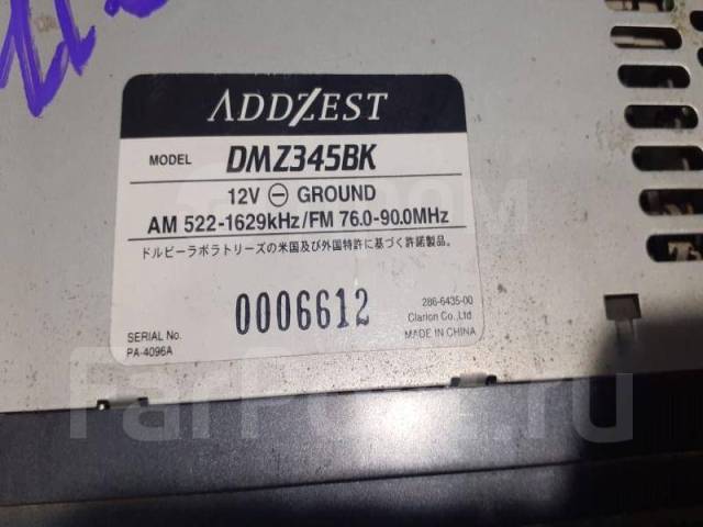 Инструкция к автомагнитоле addzest dmz345bk cd md