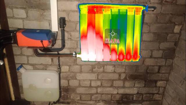 Обогрев гаража феном типа вебасто