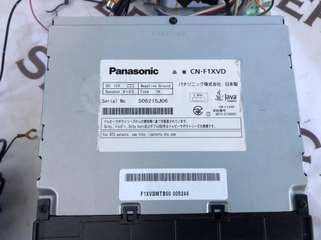 Магнитола магнитофон panasonic cn-f1xvd, 2 DIN — 178x100 мм, б/у