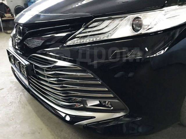 Как снять радиатор камри 70 Купить Toyota Camry 70 Хром накладки на нижнюю решетку в Новосибирске по цене: 7